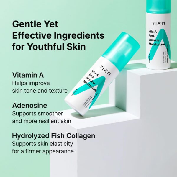 TIAM Vita A Anti-Wrinkle Moisturizer - 80ml - Imagen 4