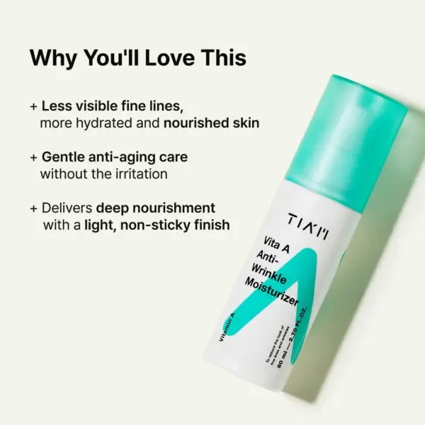 TIAM Vita A Anti-Wrinkle Moisturizer - 80ml - Imagen 5
