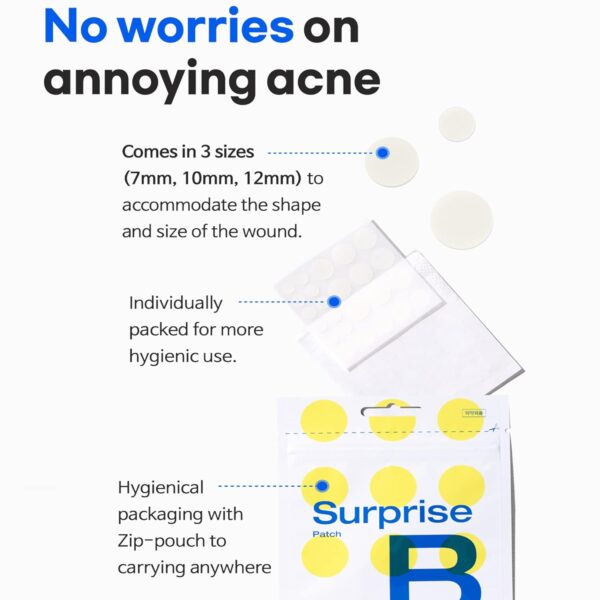 TIAM Surprise B Patch - Parches Antiacné -24 pzs - Imagen 5