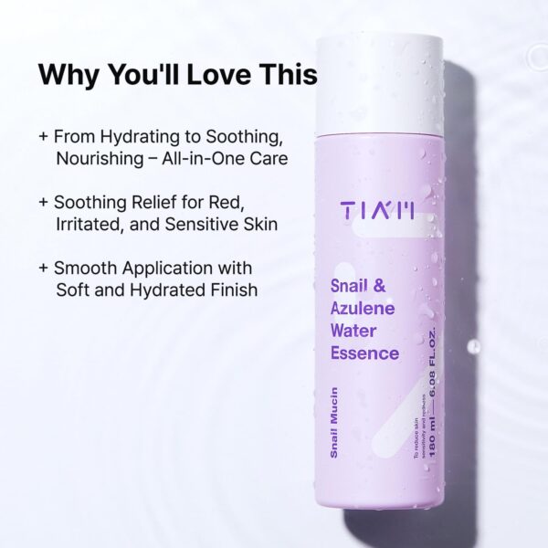 TIAM Snail & Azulene Water Essence -180 ml - Imagen 3