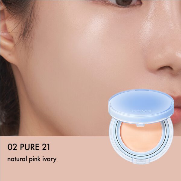 ROM&ND BARE WATER CUSHION - Base Maquillaje 02 Pure 21 - Imagen 2