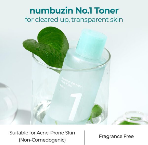 NUMBUZIN Nº1 - Calming Herb Toner 300 ml - Tonico Calmante - Imagen 2