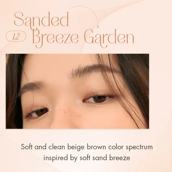 ROM&ND Better Than Palette - Paleta de sombras #12 Sanded Breeze Garden - Imagen 2