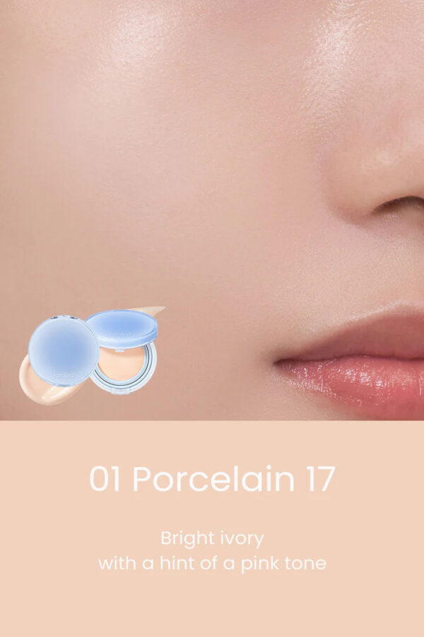ROM&ND BARE WATER CUSHION - Base Maquillaje 01 Porcelain 17 - Imagen 2