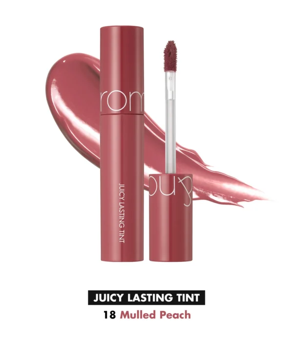 ROM&ND - JUICY LASTING TINT - Tinte Labial #18 MULLED PEACH
