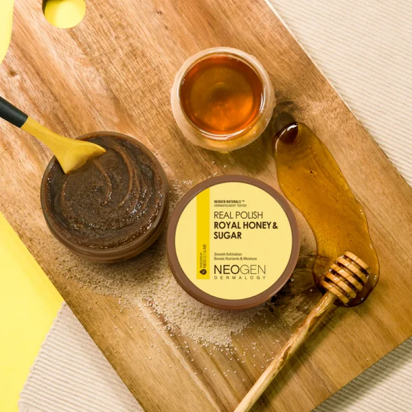 NEOGEN Real Polish Royal Honey & Sugar - Exfoliante Facial 210g - Imagen 4