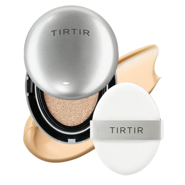 TIRTIR Mask Fit Aura Silver Cushion #21N IVORY - Base de Maquillaje - Imagen 8