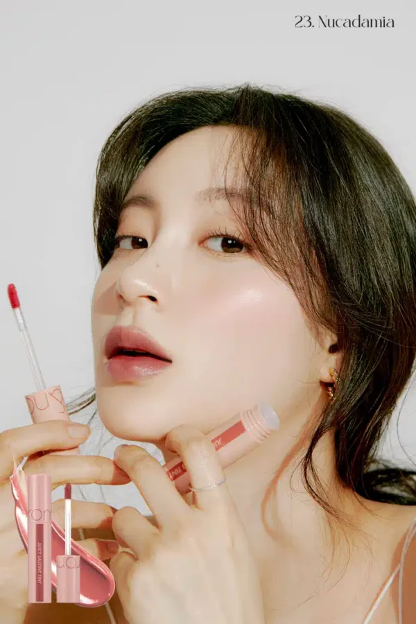 ROM&ND - JUICY LASTING TINT - Tinte Labial #23 Nucadamia - Imagen 3