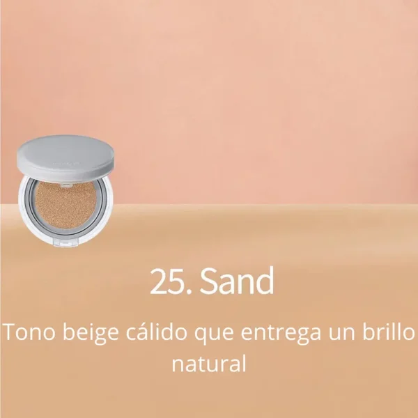ROM&ND - NU ZERO CUSHION - Base tipo Cushion #05 Sand 25 - Imagen 2
