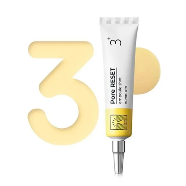 Numbuzin #3 - Pore Reset Ampoule Shot 25 ml  - Retinol Anti-imperfecciones.