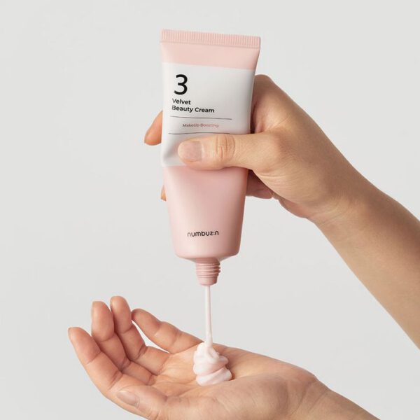 NUMBUZIN # 3 - Velvet Beauty Cream 60 ml - Prebase de maquillaje - Imagen 2