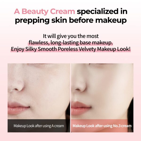 NUMBUZIN # 3 - Velvet Beauty Cream 60 ml - Prebase de maquillaje - Imagen 5