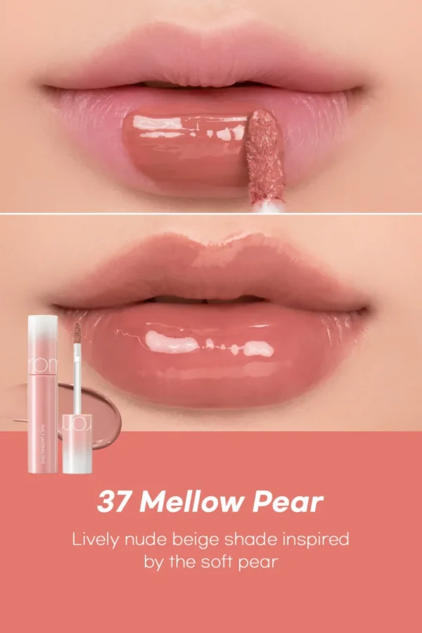 ROM&ND - JUICY LASTING TINT - Tinte Labial #37 Mellow Pear - Imagen 2