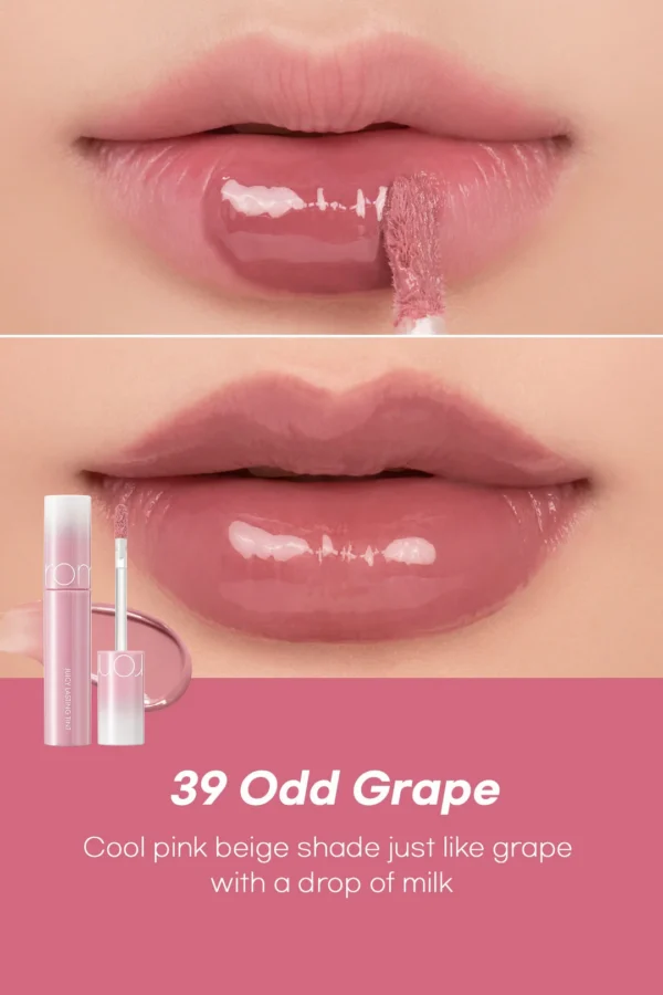 ROM&ND - JUICY LASTING TINT - Tinte Labial #39 Odd Grape - Imagen 2