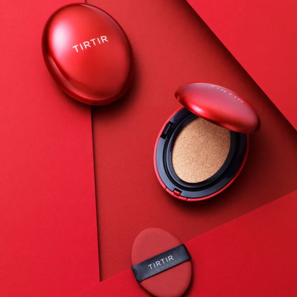 TIRTIR Mask Fit Red Cushion - 22N SHELL BEIGE -  Base de Maquillaje - Imagen 4