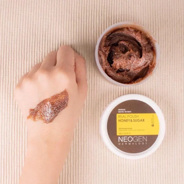 NEOGEN Real Polish Royal Honey & Sugar - Exfoliante Facial 210g - Imagen 2