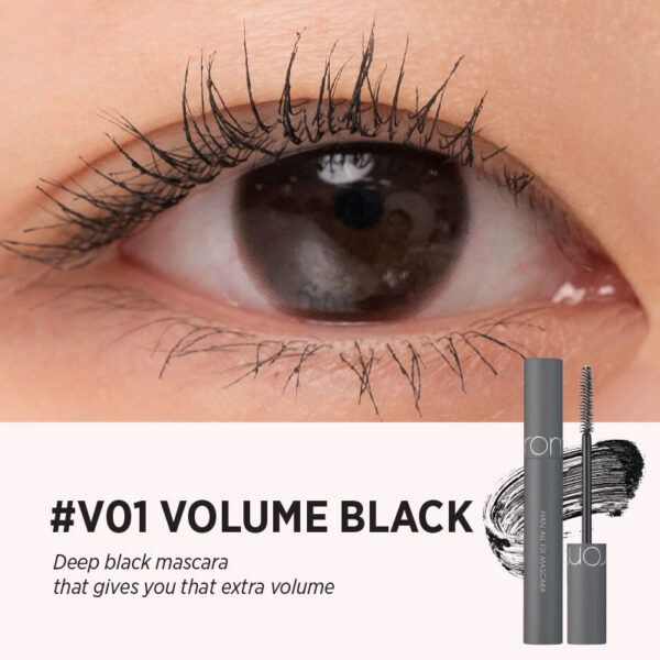 ROM&ND FIX MASCARA - Máscara Pestañas #L01 LONG BLACK - Imagen 5
