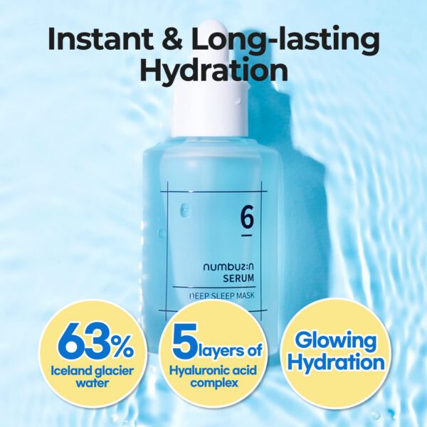 NUMBUZIN #6 - Deep Sleep Mask Serum 50ML - Serum de Hidratación y Reparación Profunda - Imagen 3