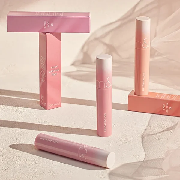 ROM&ND - JUICY LASTING TINT - Tinte Labial #38 Breeze Fig - Imagen 3