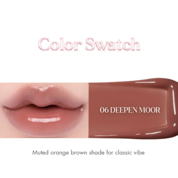 ROM&ND GLASTING COLOR GLOSS - Labial Gloss #06 DEEPEN MOOR - Imagen 2