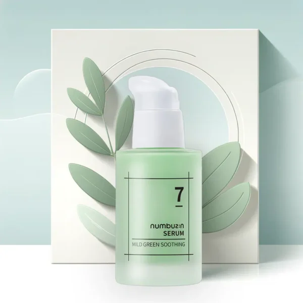 NUMBUZIN #7 - Mild Green Soothing Serum 50 ML - Calmante Antirojeces
