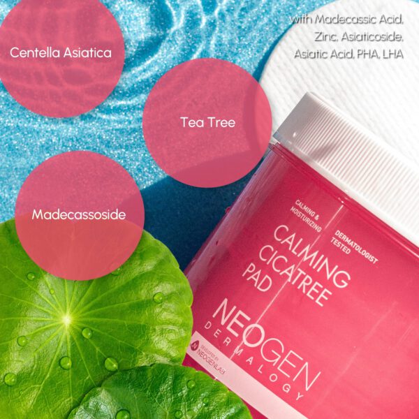 NEOGEN Calming Cica Tree Pad - 90 Pads Exfoliantes - Imagen 2