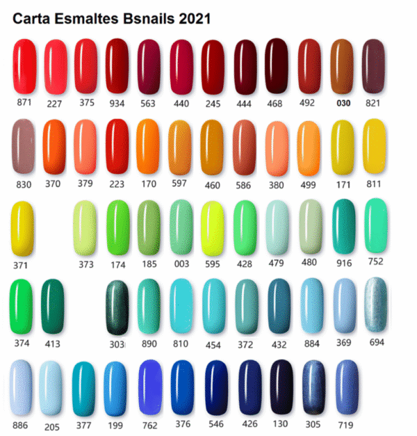 BSNAILS Esmaltes Permanente - Caja de 20 piezas - Colores a Elección - Imagen 8