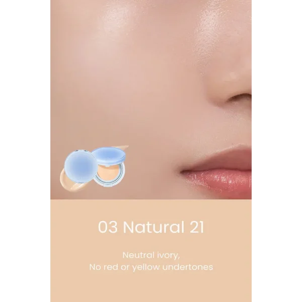 ROM&ND BARE WATER CUSHION - Base Maquillaje 03 Natural 21 - Imagen 2