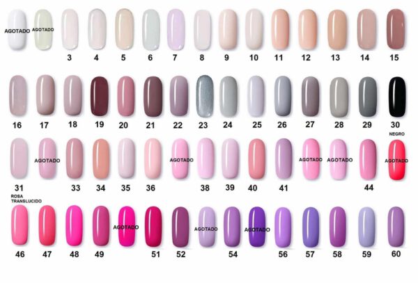 BSNAILS Esmaltes Permanente - Caja de 20 piezas - Colores a Elección - Imagen 32