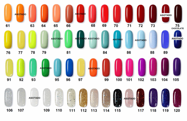 BSNAILS Esmalte Permanente - Promoción  x 12 Unidades - Colores a Elección - Imagen 50