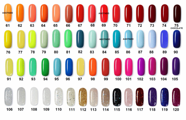 BSNAILS Esmalte Permanente - Promoción  x 12 Unidades - Colores a Elección - Imagen 56