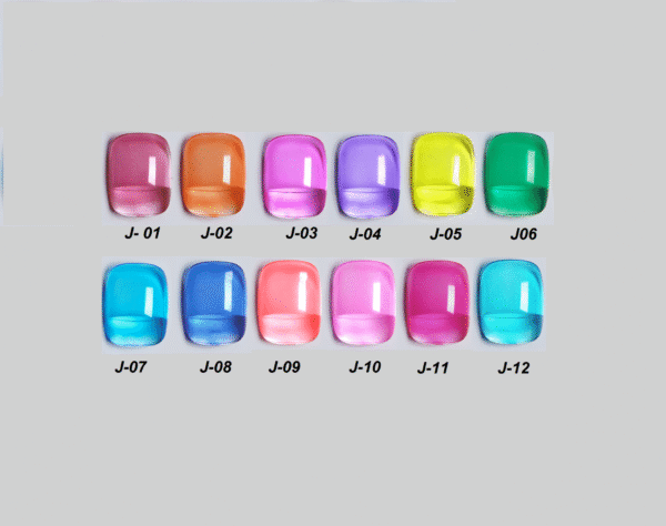 BSNAILS Esmalte Permanente - Jelly Glass  Efecto Vitral - Imagen 3