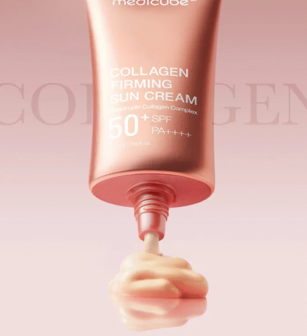 MEDICUBE Collagen Firming Sun Cream - Protector Solar SPF 50+ - Imagen 4
