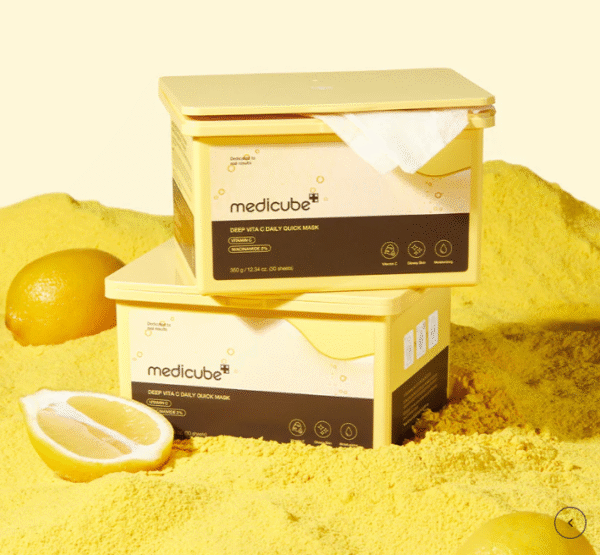 MEDICUBE Deep Vita C Daily Quick Mask -Mascarillas de Tela x 30 piezas - Imagen 4