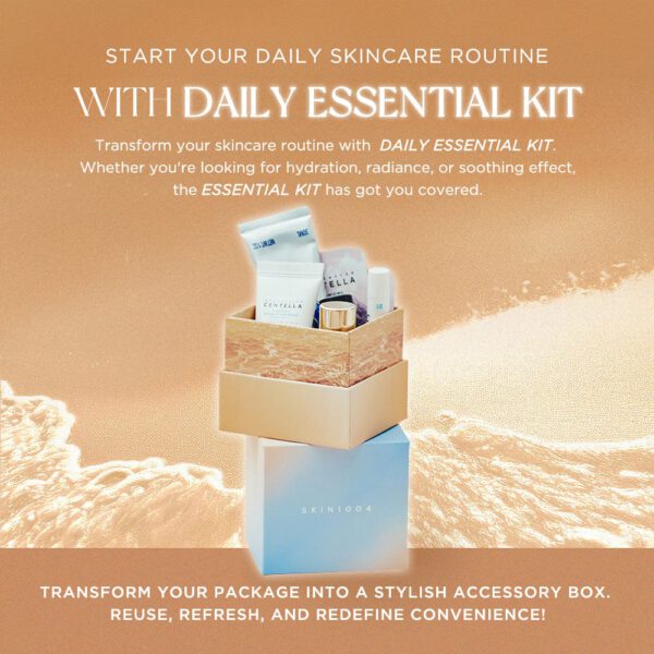 SKIN1004 Daily Essential Kit - Rutina Antimanchas  - Mini tallas 4pzs - Imagen 6