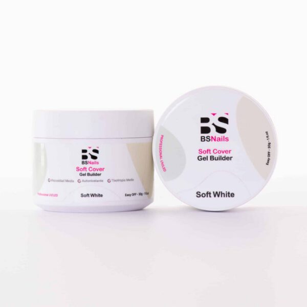 BSNAILS Gel Builder Soft Cover Autonivelante - Soft White - 30 ml
