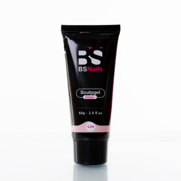 BSNAILS Sculpgel Acrigel Tubo Pequeño 30 gr – Glitter G 29