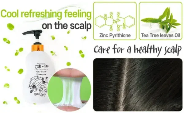ELIZAVECCA CER-100 TORNADO SHAMPOO 500 ml - Limpieza Profunda / Cabello Graso - Imagen 4