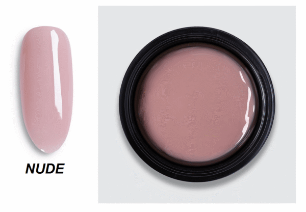 BSNAILS Gel Builder Soft Cover Autonivelante - NUDE - Pote de 30 ML - Imagen 2