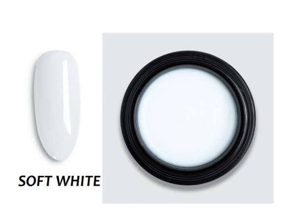 BSNAILS Gel Builder Soft Cover Autonivelante - Soft White - 30 ml - Imagen 2
