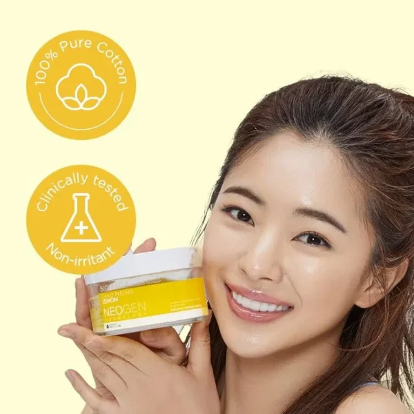 NEOGEN BIO-PEEL Gauze Peeling Lemon - 30 Pads Exfoliantes - Imagen 5