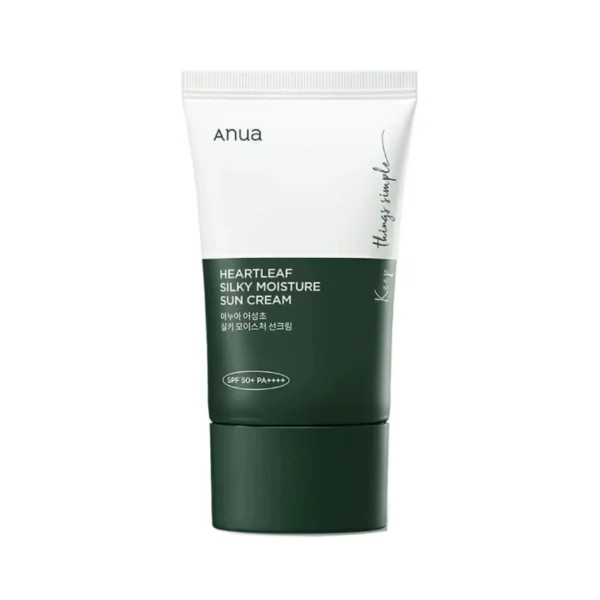 ANUA Heartleaf Silky Moisture - Protector Solar SPF 50+ PA++++