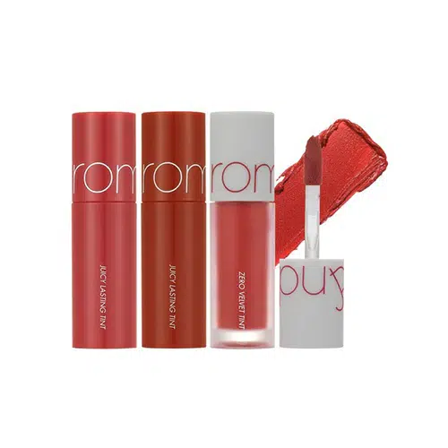 ROM&ND BEST TINT EDITION 01 WARM TONE PICK - Pack de 3 labiales mini