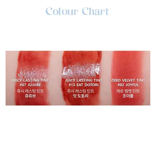 ROM&ND BEST TINT EDITION 01 WARM TONE PICK - Pack de 3 labiales mini - Imagen 2