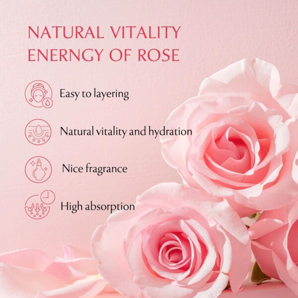 NEOGEN Hyal Glow Rose Essence - Esencia de Rosas Hidratante 160 ML - Imagen 6