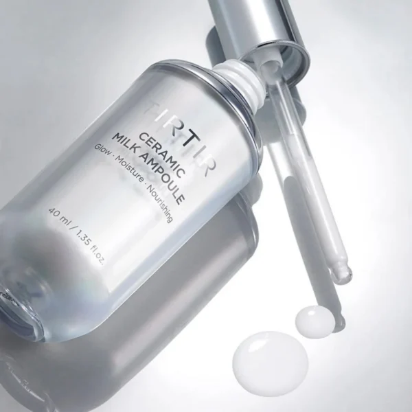 TIRTIR Ceramic Milk Ampoule - Serum Hidratante Iluminador 40ml - Imagen 3