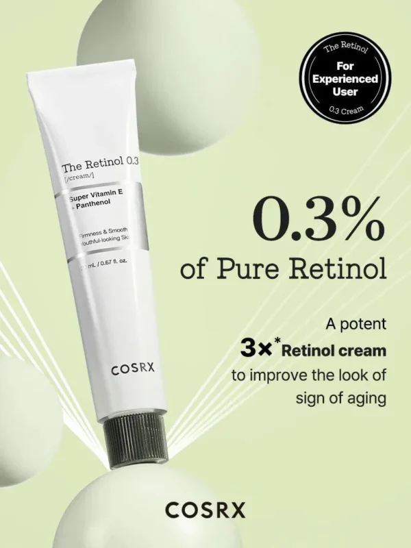 COSRX Retinol 0.3% Crema Facial - 20 ML - Imagen 2