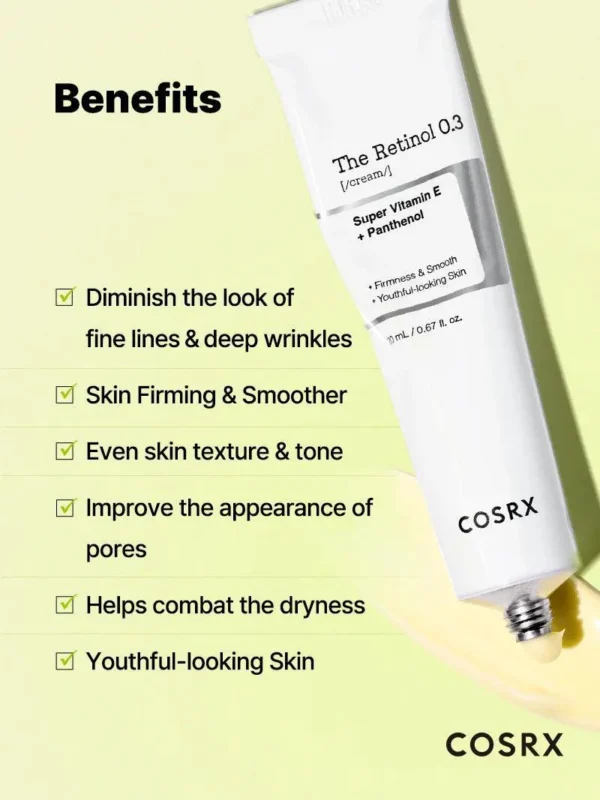 COSRX Retinol 0.3% Crema Facial - 20 ML - Imagen 6