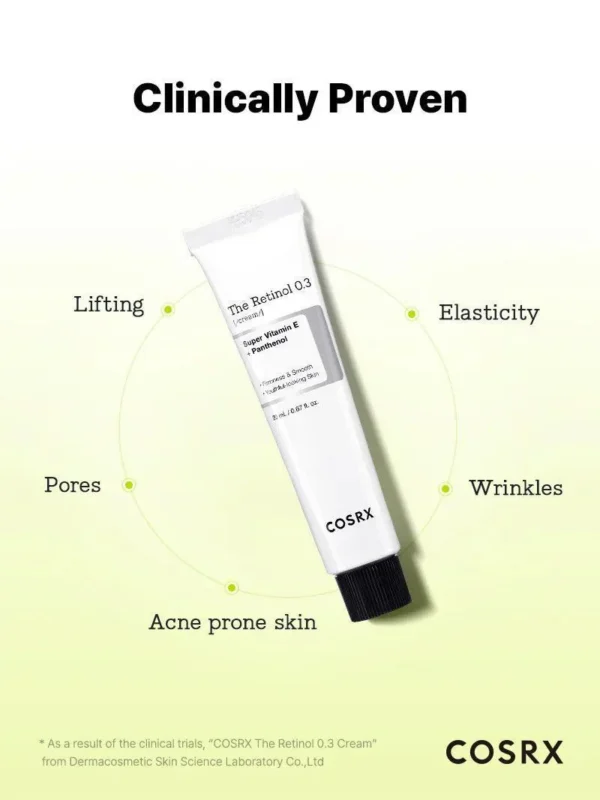 COSRX Retinol 0.3% Crema Facial - 20 ML - Imagen 5