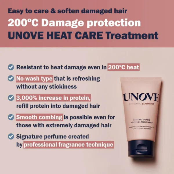 UNOVE Heating Guard No-Wash Treatment - Protector Térmico 147 ml - Imagen 2